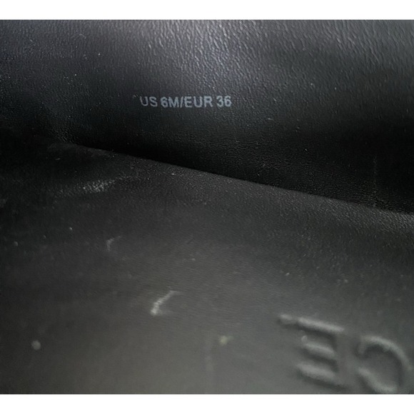 Vince‎ Coventry Black Patent Leather Slip On Kiltie Loafers Shoes Women's Size 6 - Picture 8 of 9